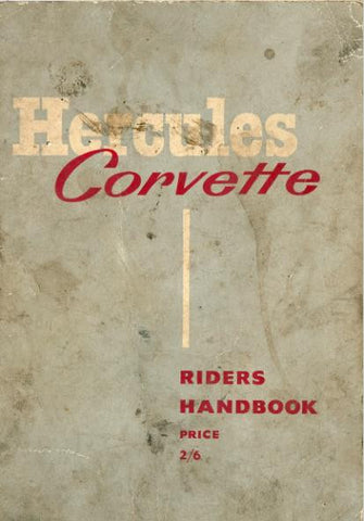 Hercules Corvette Riders Handbook on CD