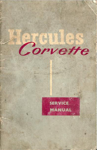 Hercules Corvette Service Manual on CD