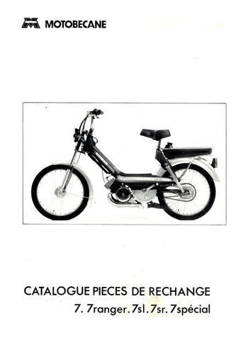 Mobylette M7 7 ranger 7sl 7sr 7 spécial Spare Parts Manual in French DOWNLOAD