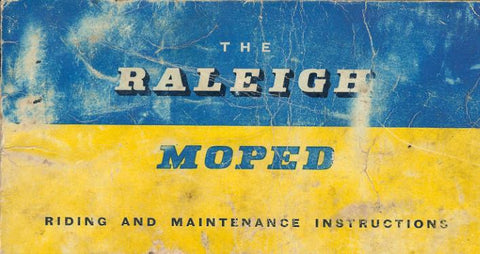 Raleigh RM1 and RM Riding, Maintenance and Instruction Handbook on CD